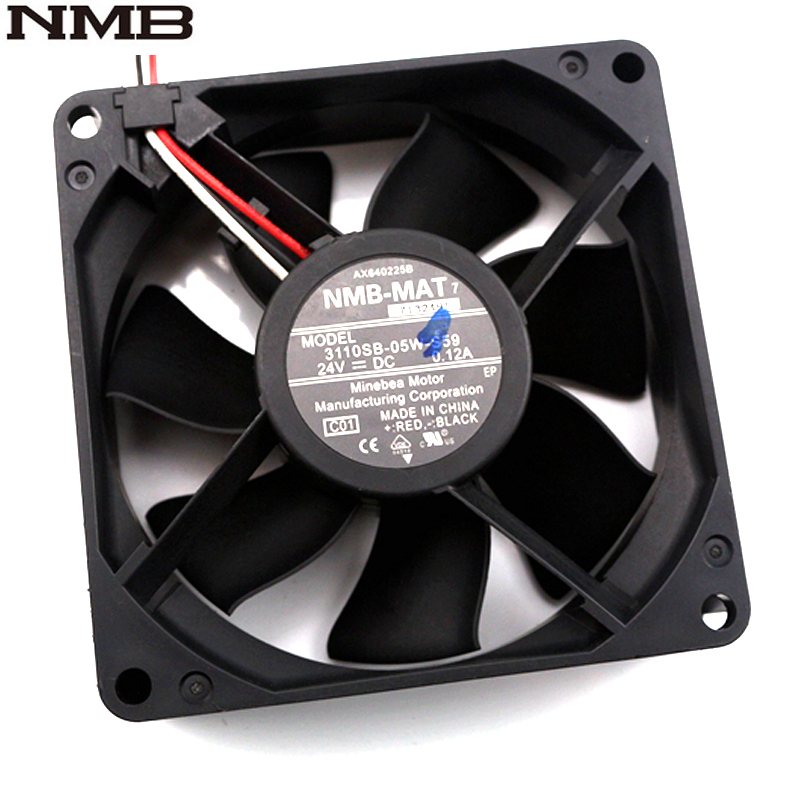 NMB 3110SB-05W-S59 24V 0.12A 80*80*25mm axial inverter cooling fan