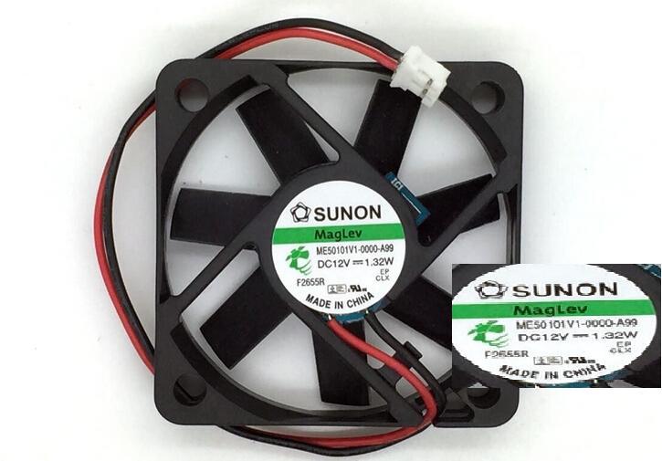 SUNON ME50101V1-0000-A99 12V 1.32W 5CM 2 lines cooling fan