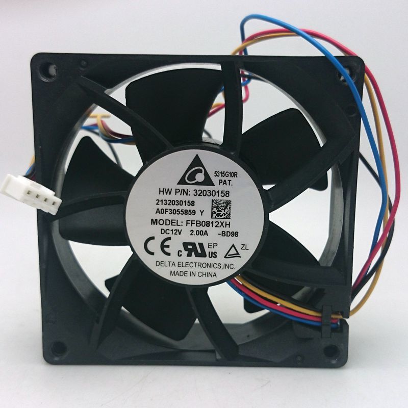 Delta FFB0812XH DC12V 2A 4Lines  Axial Server Cooling Fan