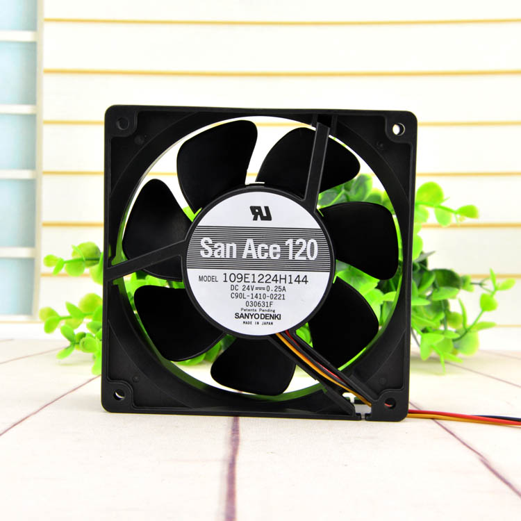 109E1224H144 24V 0.25A 12cm server inverter cooling fan