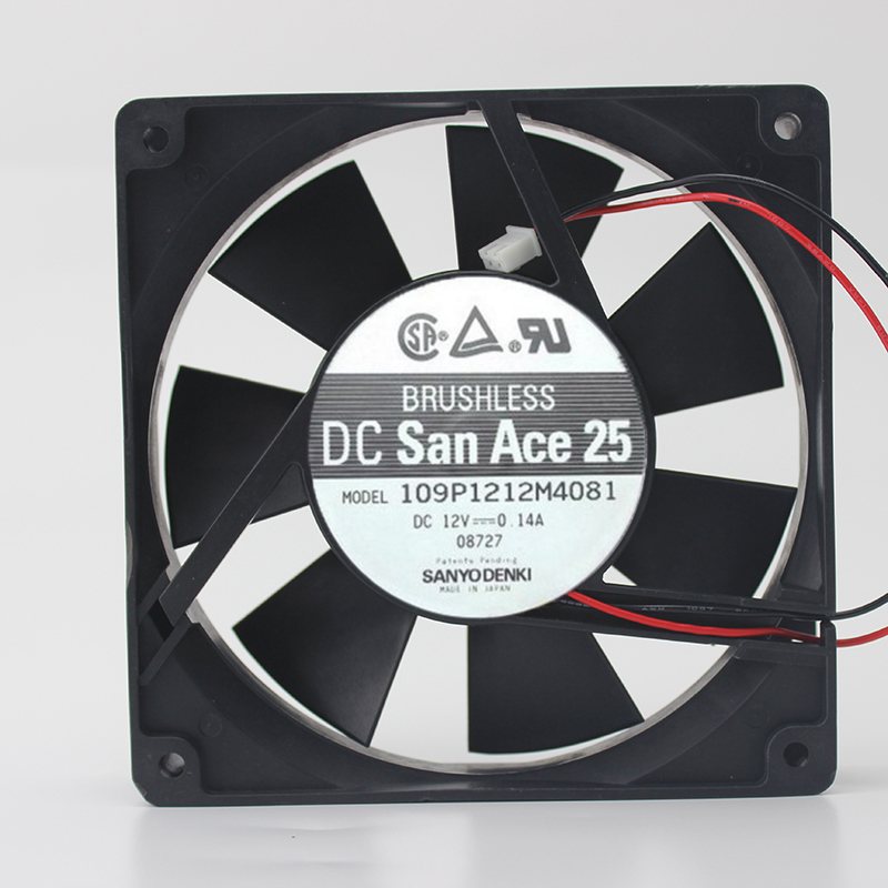 Sanyo 109P1212M4081 12V 0.14A 12CM Cooling fan