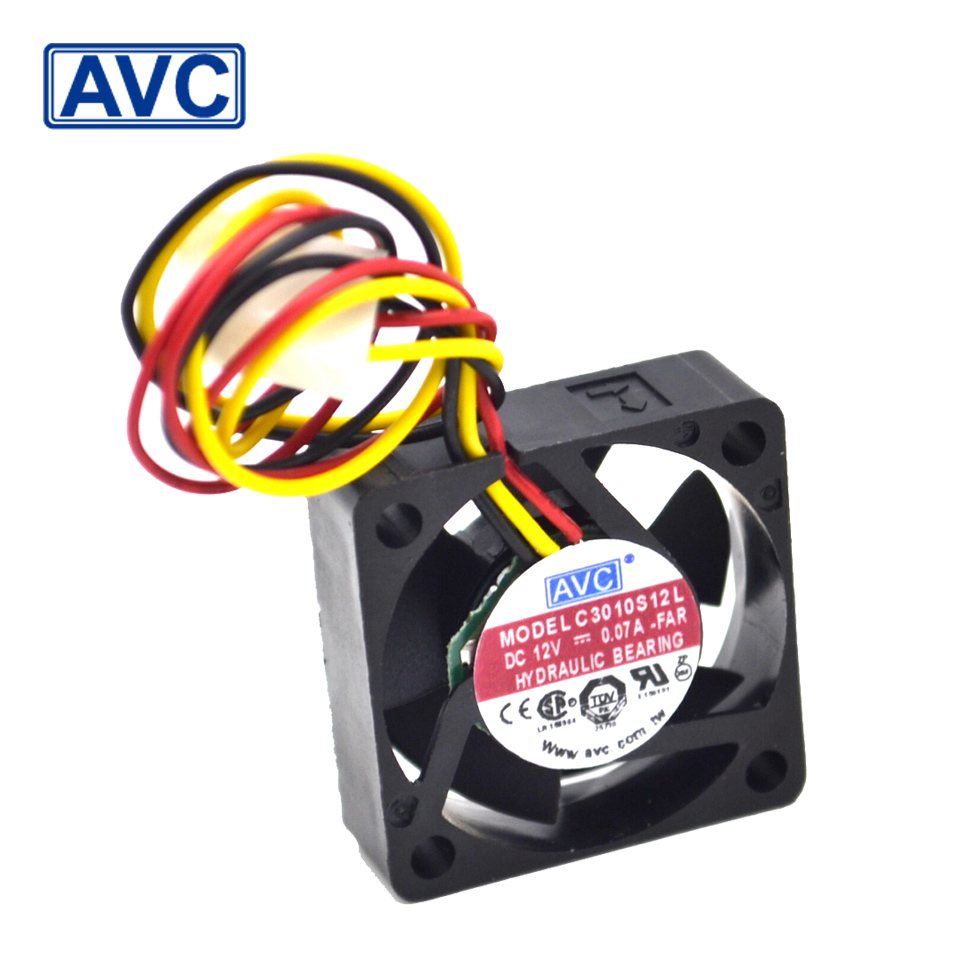 AVC C3010S12L 12V 0.07A ultra quiet hard drive fan