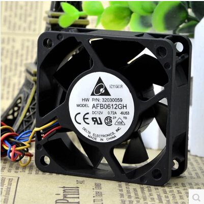 Delta AFB0612GH 6CM  12V 0.72A 4-line PWM  flow fan