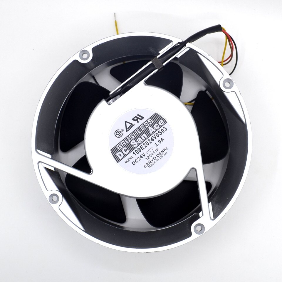 SANYO 109E2024V0S03 24V 1.9A 200*200*70MM 4-wire cooling fan