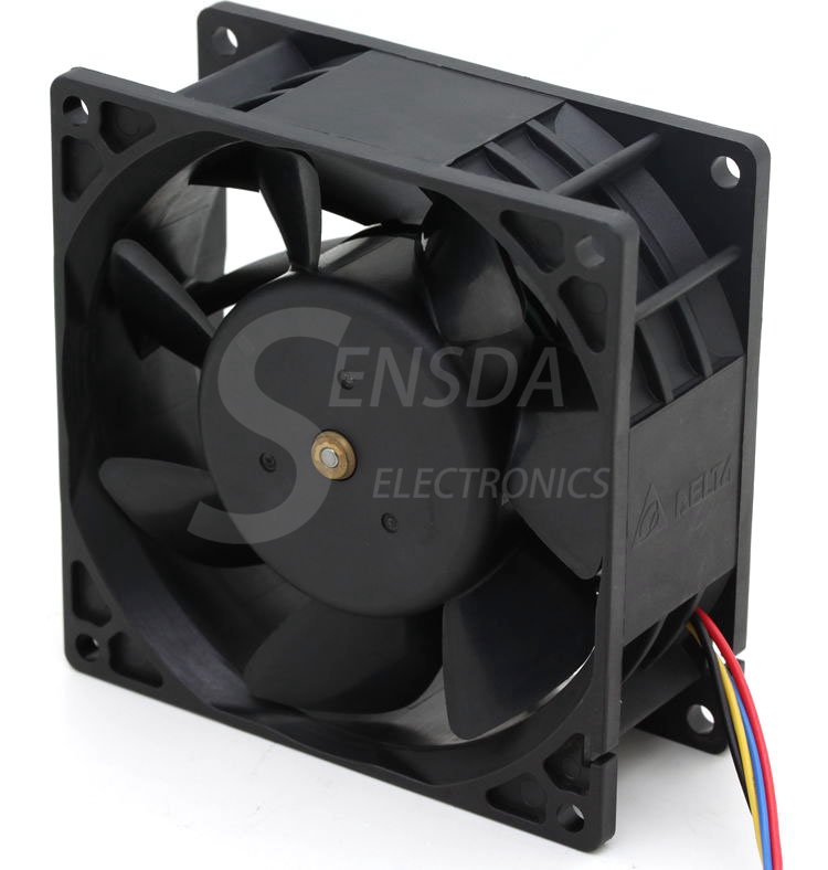 Delta 9cm QFR0912UHE 9238 90mm DC 12v 2.40A 4-pin pwm server inverter axial cooler Cooling fans high speed