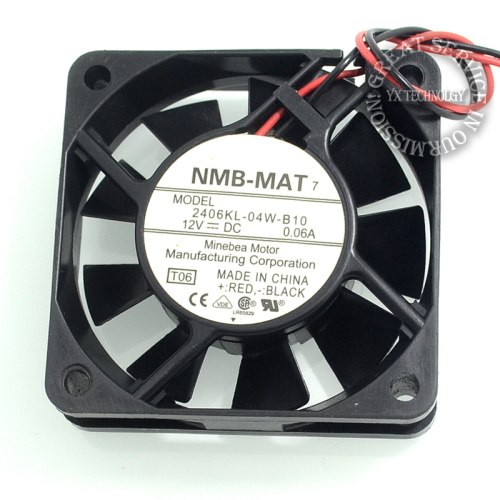 NMB 2406KL-04W-B10 12V 0.06A ball bearing cooling fan