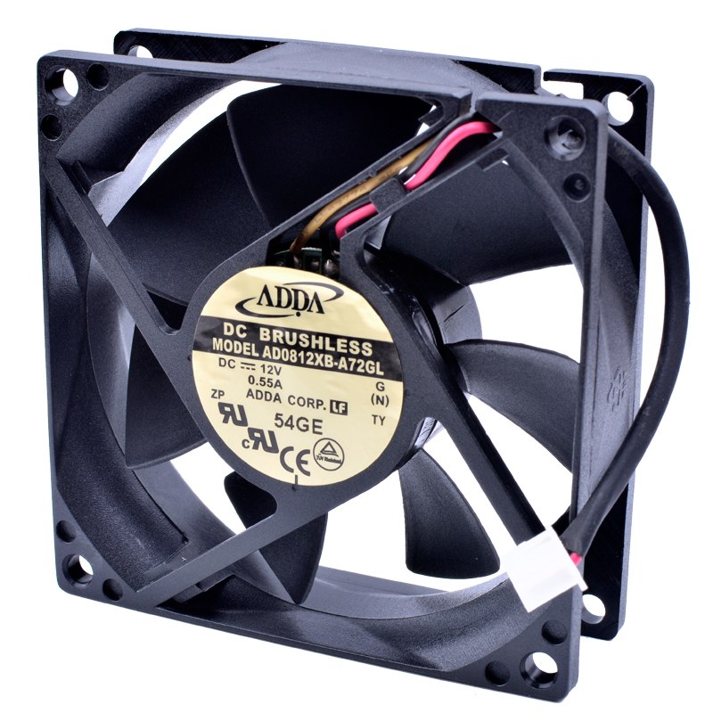 ADDA AD0812XB-A72GL DC12V 0.55A Computer cooling fan