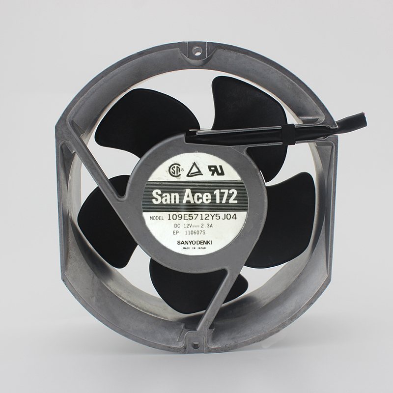 San Ace 172 109E5712Y5J04 17cm 12v 2.3A large wind metal cooling fan