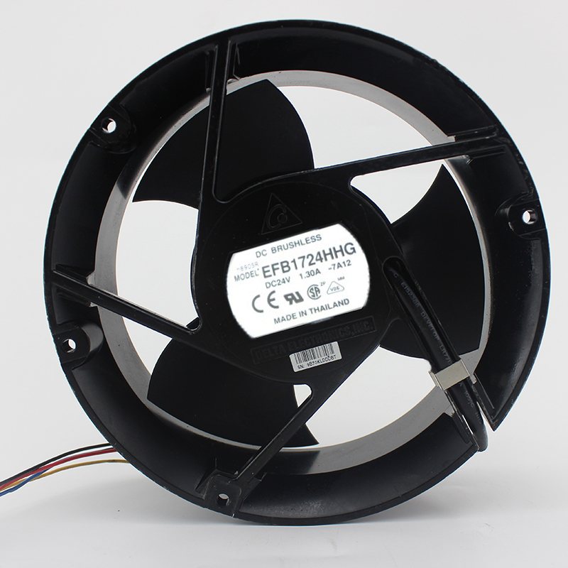 Delta EFB1724HHG-7A12 24V 1.3A 17CM  3wire cooling fan