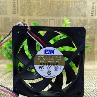 AVC DE07015B12U DC12V 0.7A 3-wires Double ball large air volume speed cooling fan