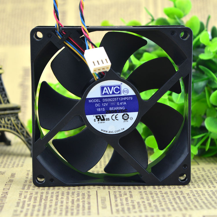 AVC DS09225T12HP079 DC12V 0.41A  4-wires PWM cooling fan