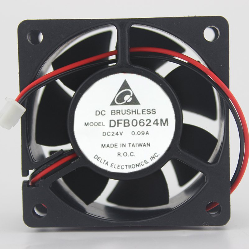Delta DFB0624M 6cm  24V 0.09A 2-wire double ball inverter fan