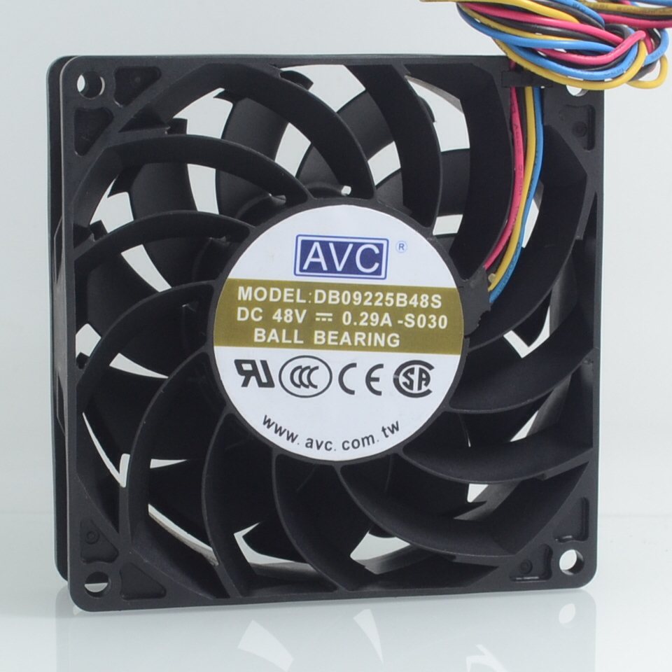 AVC DB09225B48S 48V 0.29A 4 wire thermostat comes with a temperature sensor ball fan