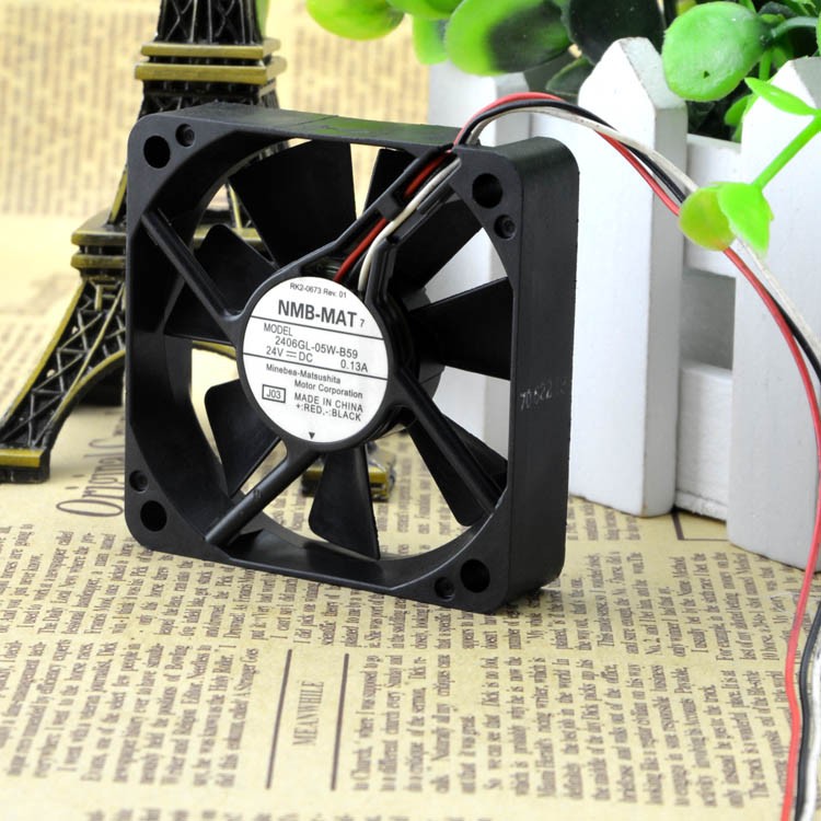 NMB-MAT  2406GL-05W-B59  24V 0.13A  cooling fans