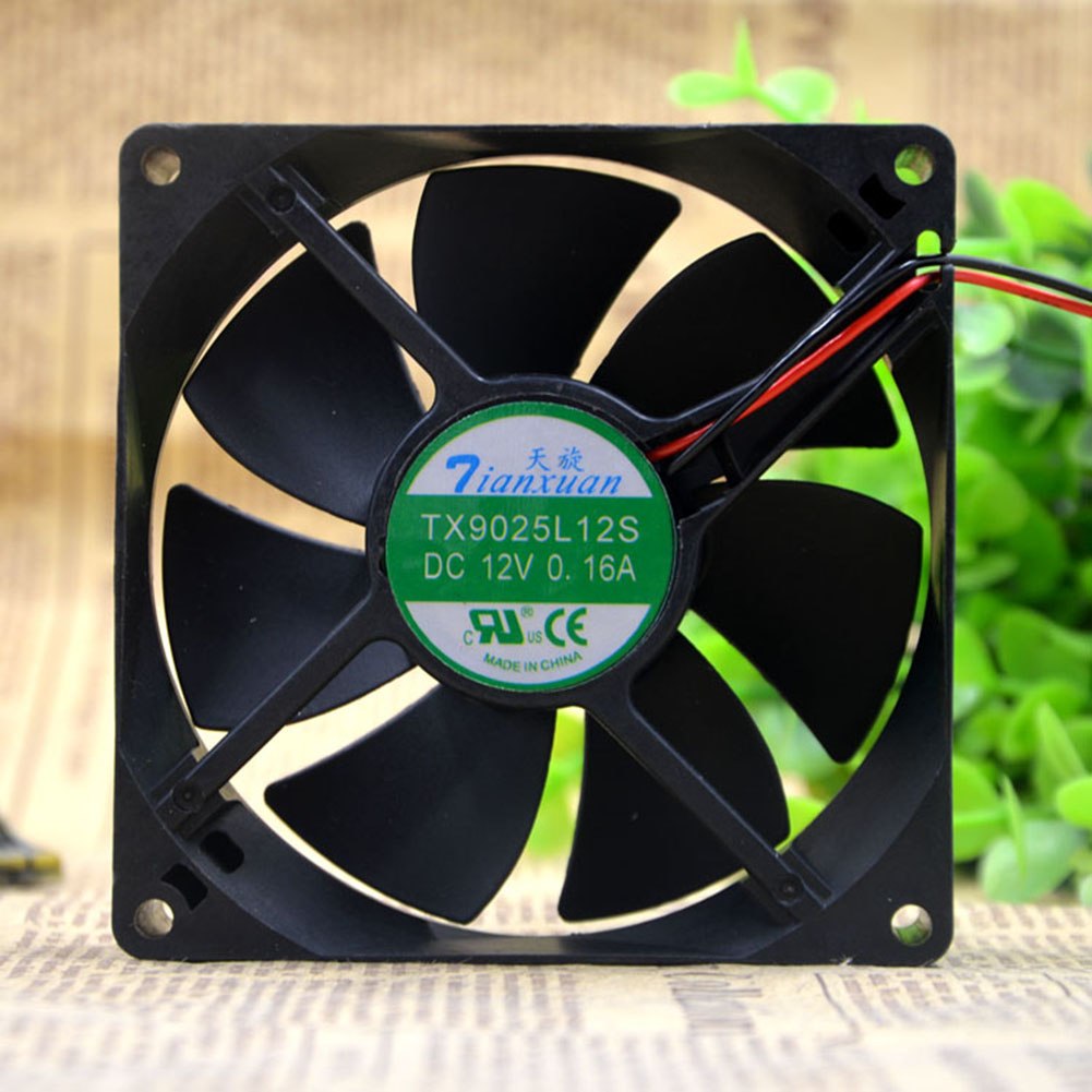 Tianxuan TX9025L12S 90*90*25mm 12V 0.16A axial cooling fan