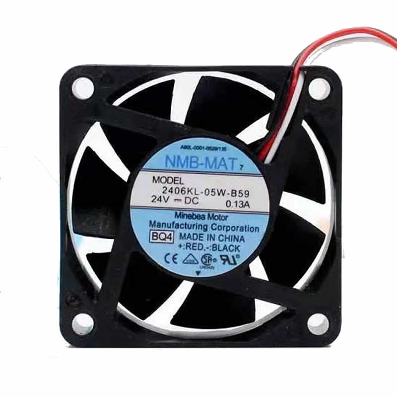NMB A90L-0001-0511 2406KL-05W-B59 6CM 24V cooling fan