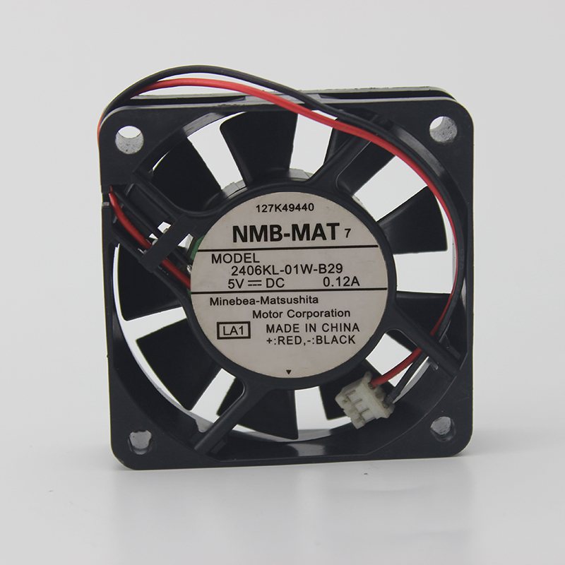 NMB 2406KL-01W-B29 6cm 5V 0.12A double ball bearing cooling fan