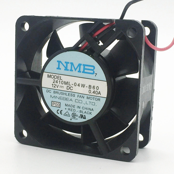 NMB-MAT  2410ML-04W-B60 12VDC 0.40A  60×60×25  fan