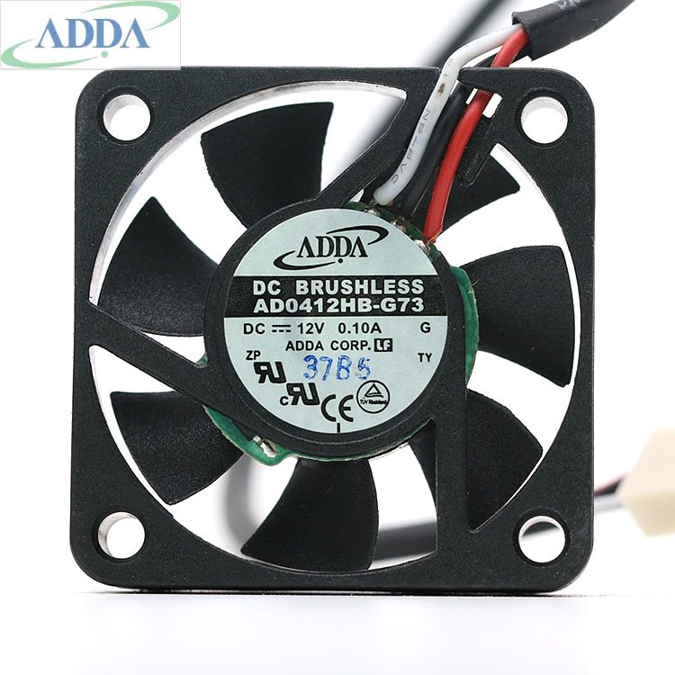 ADDA AD0412HB-G73 12V 0.10A 4CM  ultra-quiet mini cooling fan