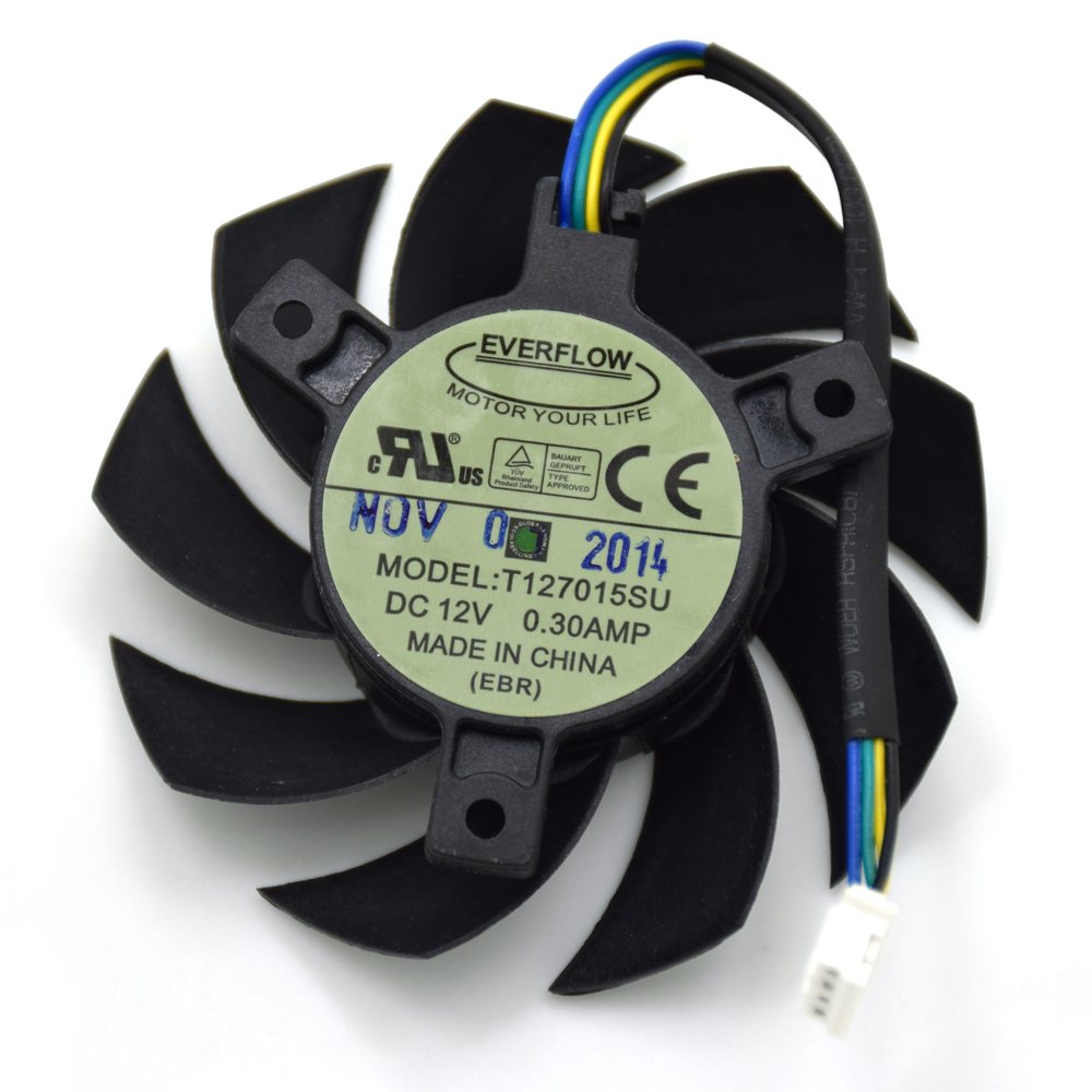 Everflow T127015SU DC12V 0.30AMP  4Pin Video Grafikkarte Lufter fan