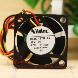 Nidec D03X-12TM 02 3 cm 12v 0.07a  wire set-top box routing chassis fan