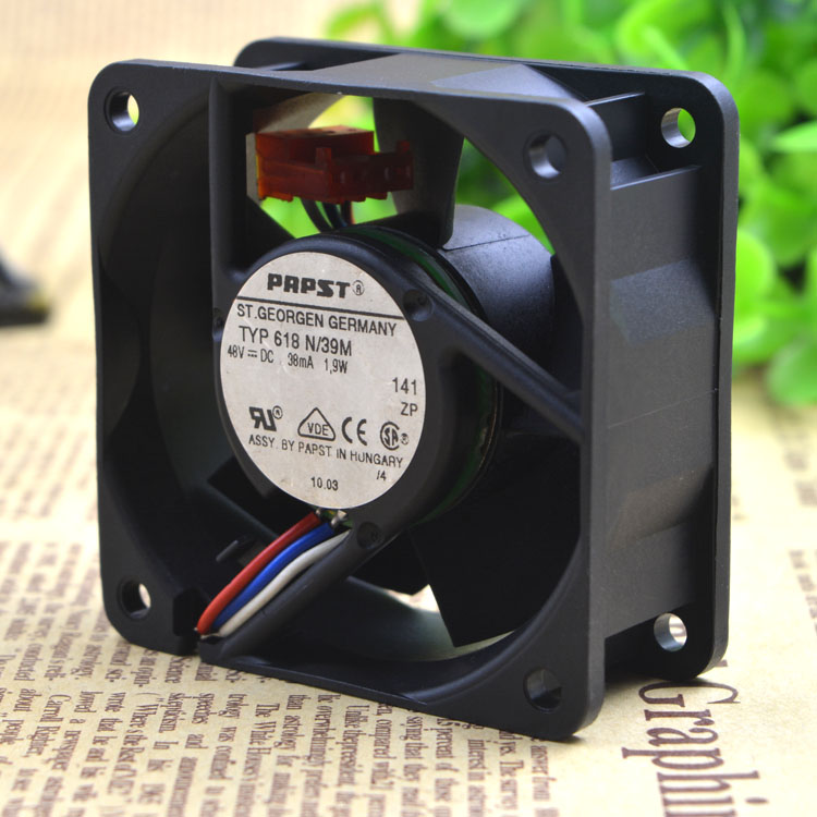 EBM PAPST 618N/39M 48V 38mA 1.9W  Inverter Cooling Fan