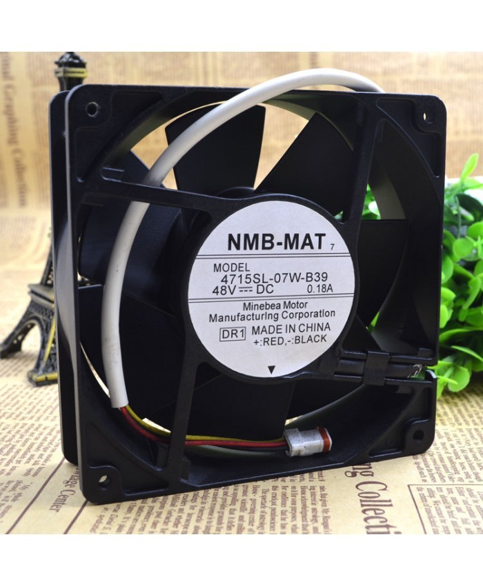 NMB 4715SL-07W-B39 48V 0.18A 3-lines cooling fan
