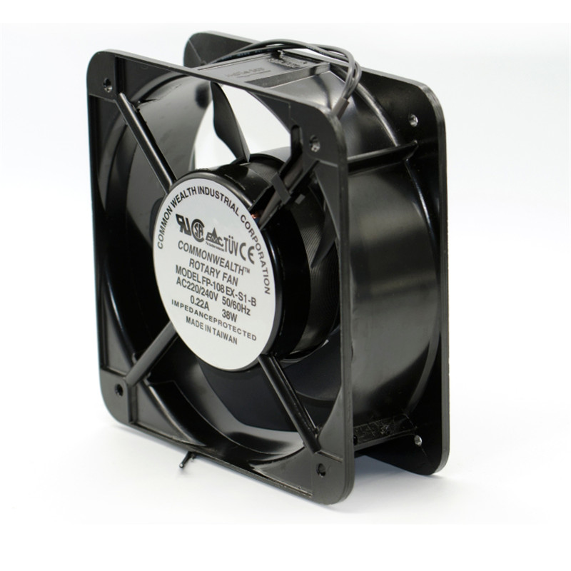 COMMONWEALTH ROTARY FAN FP-108EX-S1-B  AC220V 38W industiral  Double ball bearing electrical cabinet cooling fan