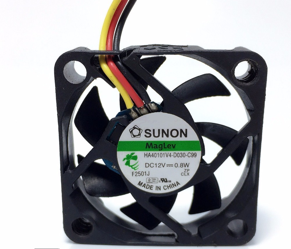 SUNON HA40101V4-D030-C99 4cm 0.8W 3-line Projector Silent Cooling Fan