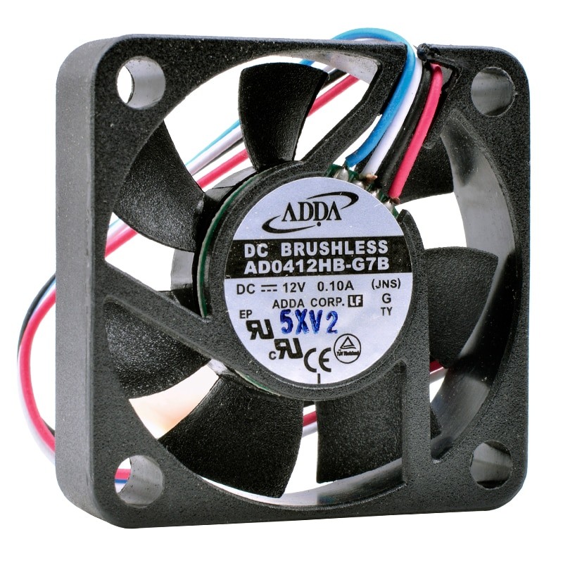 ADDA AD0412HB-G7B DC12V 0.10A 4-wire PWM mini cooling fan