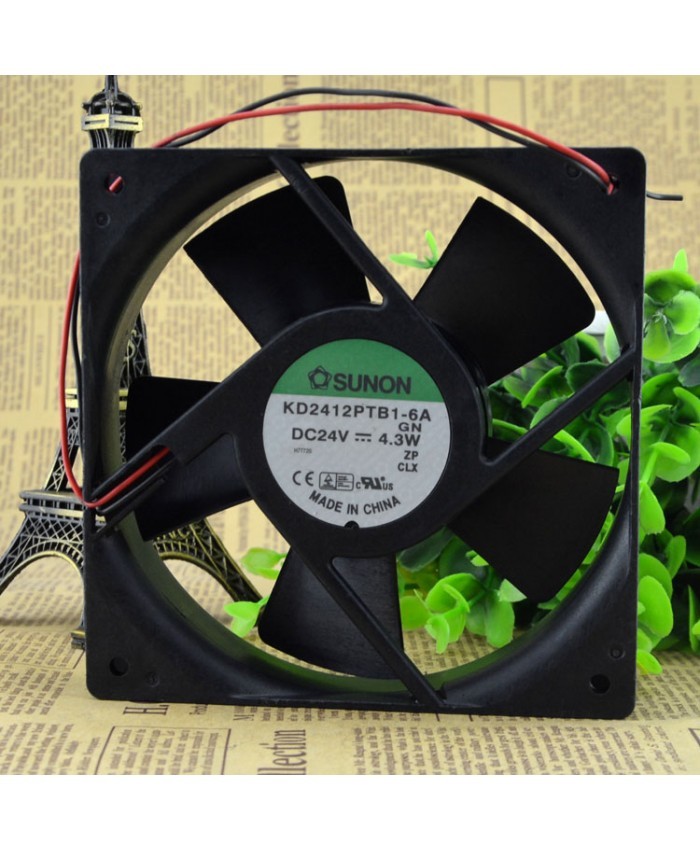 SUNON KD2412PTB1-6A GN 12cm 24V Cooling fan