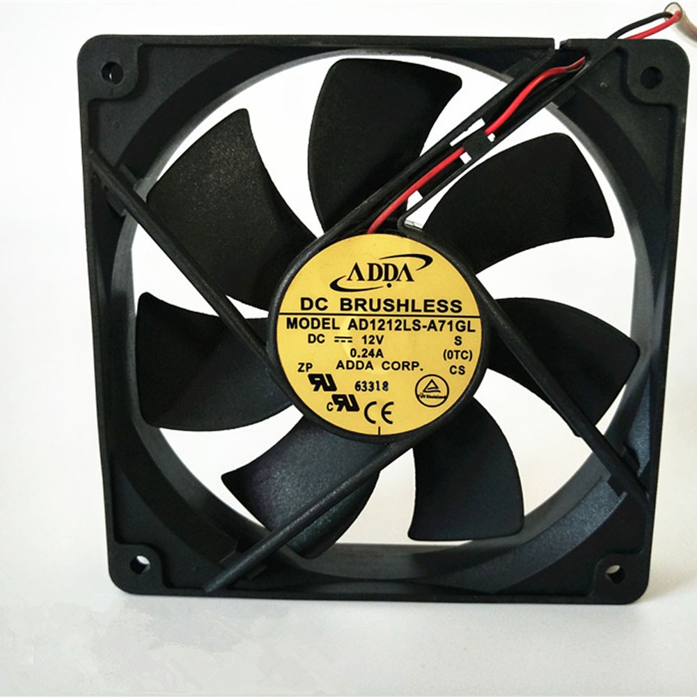 ADDA AD1212LS-A71GL 12V 0.24A 2pin/3pin mute cooling fan