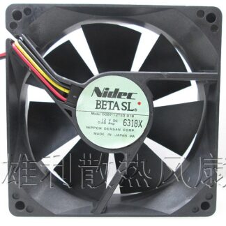 Nidec D09T-12TS3 01B 12V 0.48A  3-wire cooling fan