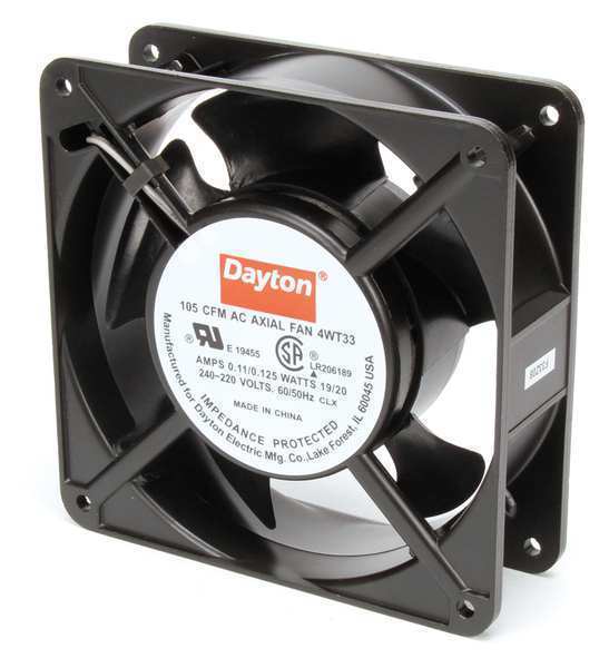 DAYTON 4WT33 230VAC 4-11/16″ Square Axial cooling Fan