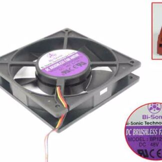 Bi-Sonic BP1202548M DC48V 0.13A 3-wire Server Cooling Fan