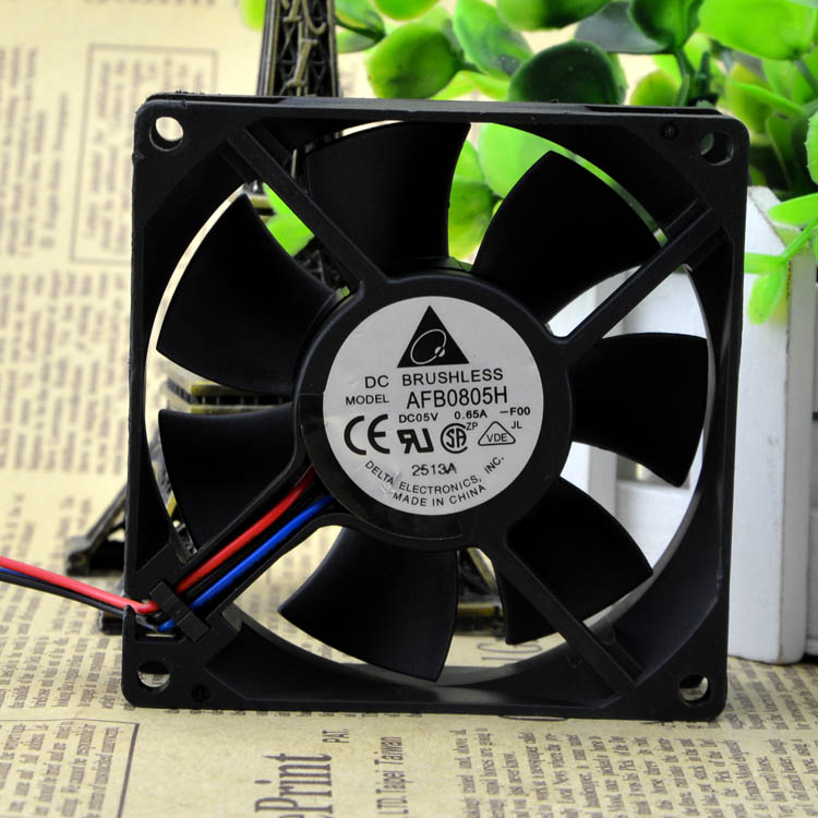 Delta AFB0805H 5V 8CM double ball-bearing 3000RPM axial cooling fan