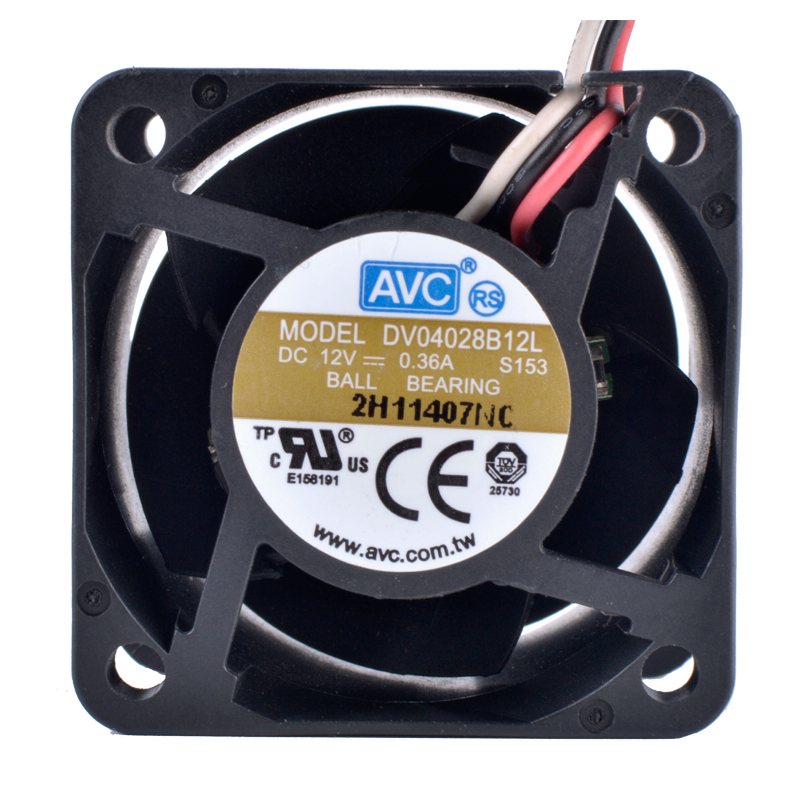 AVC DV04028B12L DC12V 0.36A Silent Airflow Cooling Fan