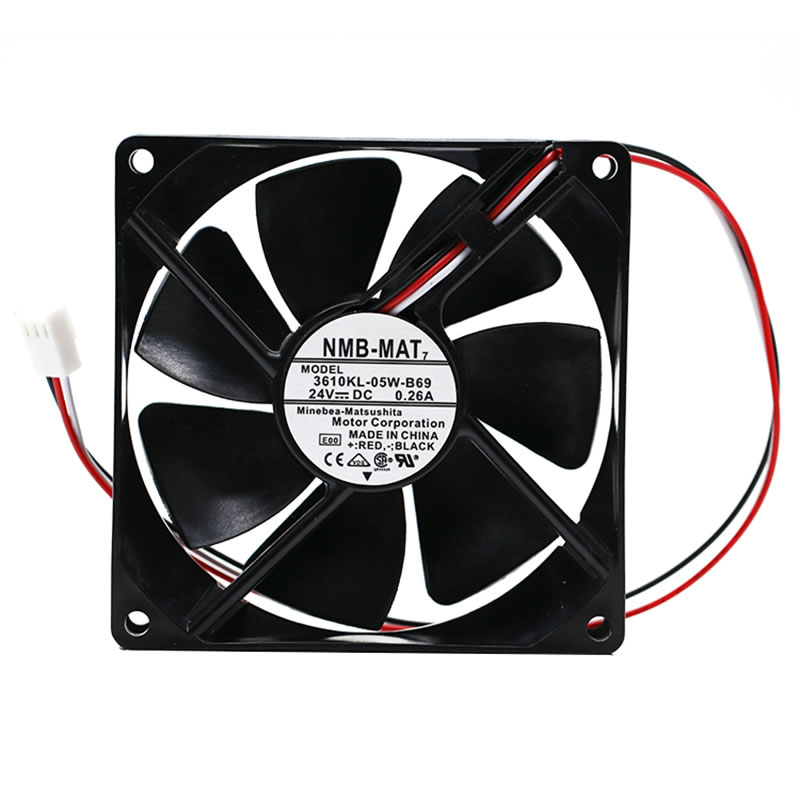 NMB 3610KL-05W-B69/60 DC24V 0.26A 9cm large airflow inverter fan