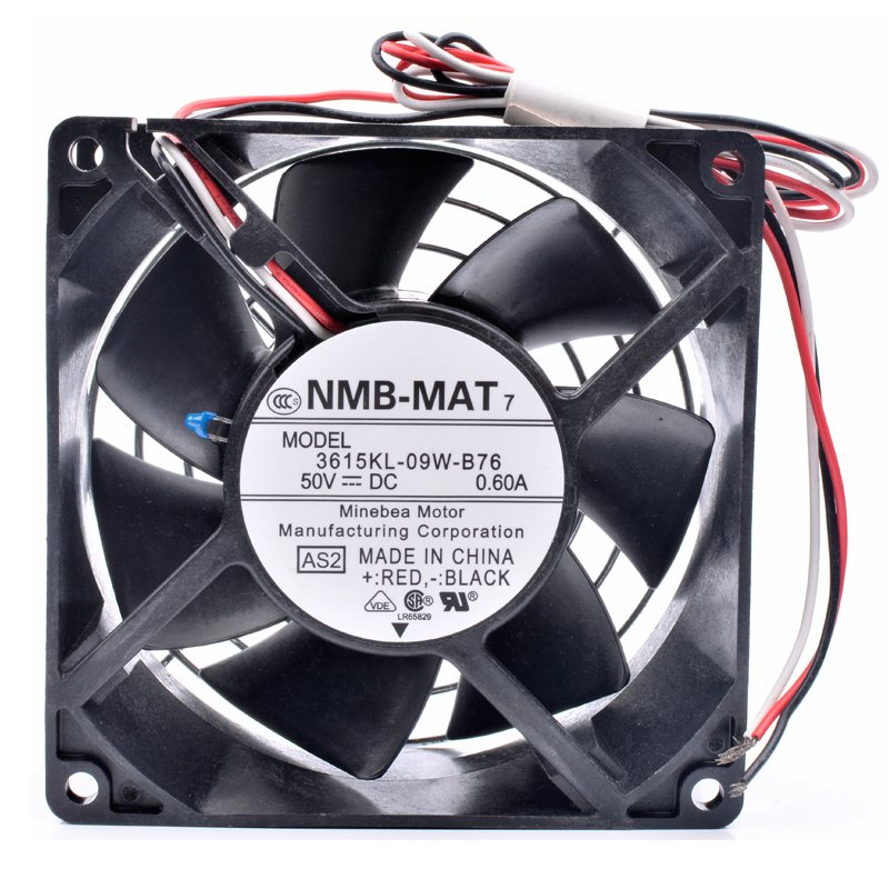 NMB 3615KL-09W-B76  DC50V 0.60A temperature control server cooling fan