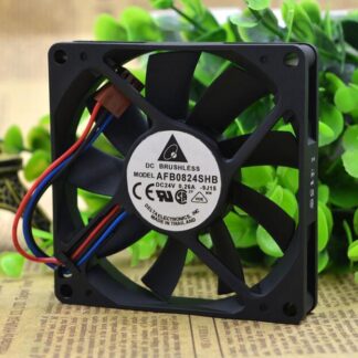 Delta AFB0824SHB 8015 DC24V 0.26A 8CM 3-wire Double Ball Bearing Cooling Fan