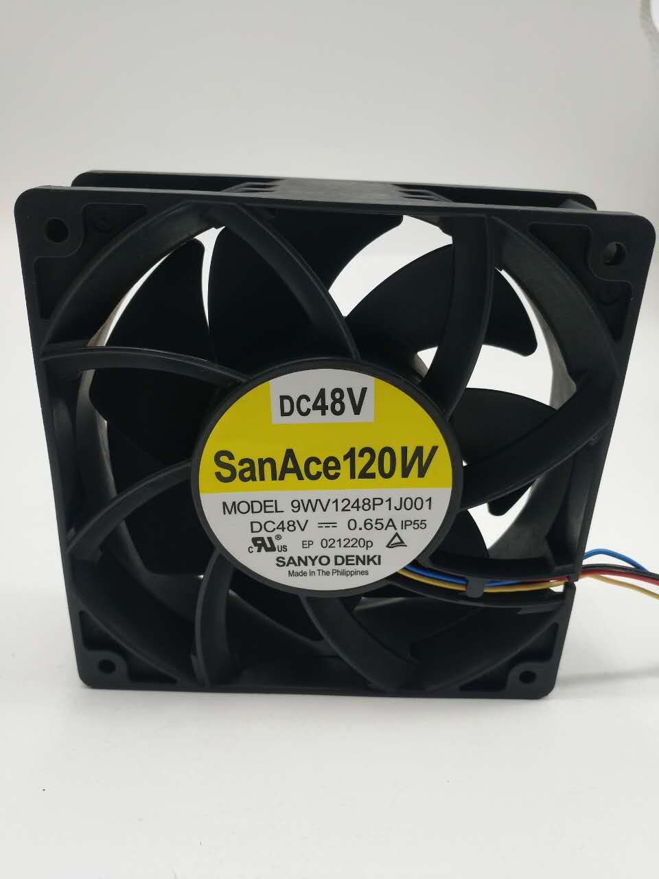 SANYO 9WV1248P1J001 48V 0.65A 12CM IP55 waterproof cooling fan