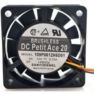 SANYO 109P0612H6D01 12V 0.13A 6CM cooling fan