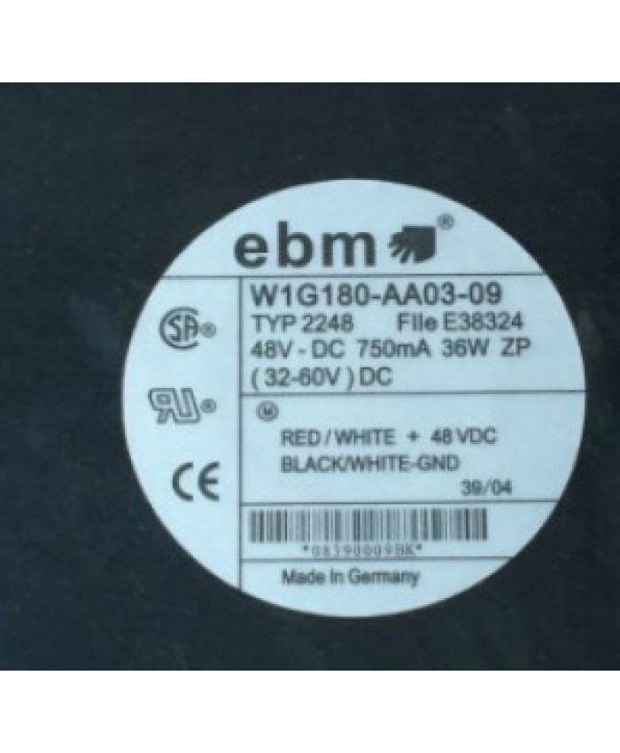 ebmpapst W1G180-AA03-09 48VDC 750MA 36W cooling fan