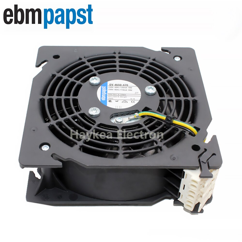 ebmpapst DV4650-470 230V-50HZ 110MA/120MA 18W/19W Cabinet Cooling Fan