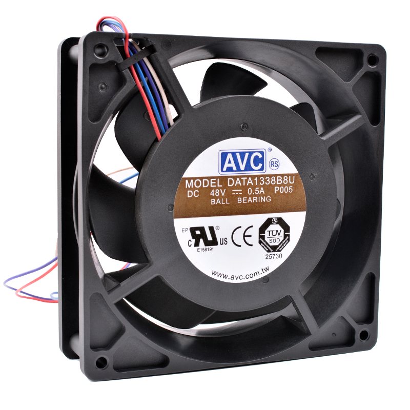 AVC DATA1338B8U DC 48V 0.50A  high-end server cooling fan