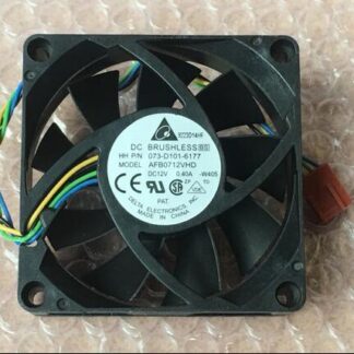 Delta AFB0712VHD DC 12V 0.40A 4-line PWM Intelligent Temperature Control Ball Bearing Cooling Fan