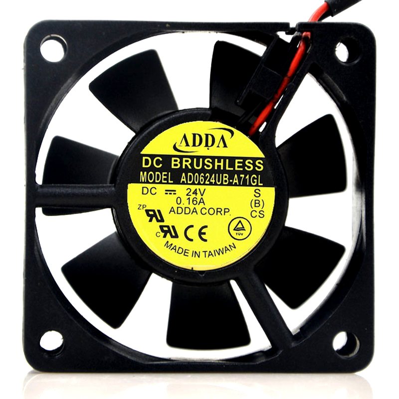 ADDA AD0624UB-A71GL 60*60*25mm 6cm DC 24V 0.16A inverter cooling fan