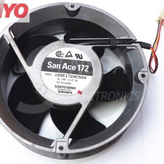 SANYO Blowers 109E1724C504 DC24V 2.3A server inverter axial cooling fan