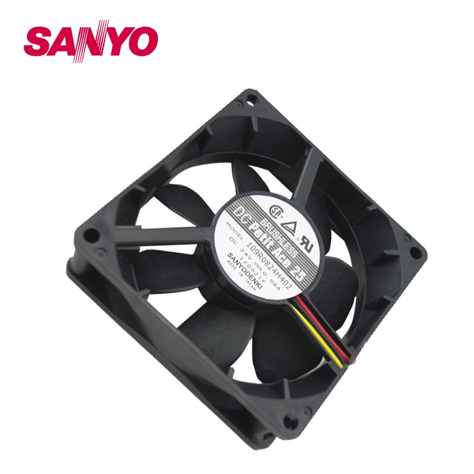 Sanyo 109R0824H402 24V instrumentation axial  inverter fan