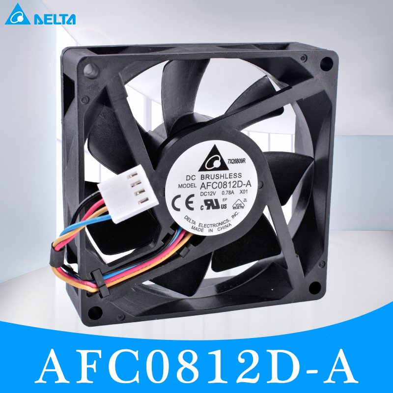 DELTA AFC0812D-A 12V 0.78A DC BRUSHLESS cooling fan